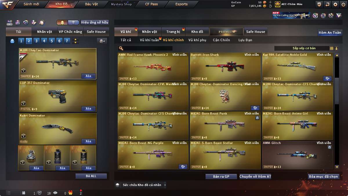 shop acc cf uy tin gia re